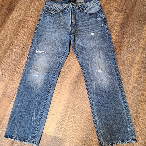 Aeropostale straight leg distressed jeans men's size 32/30 - Picture 2 of 13